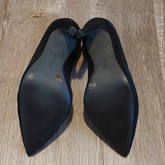 Jessica Simpson Black Suede Pumps – Size 5.5 New - Picture 6 of 10